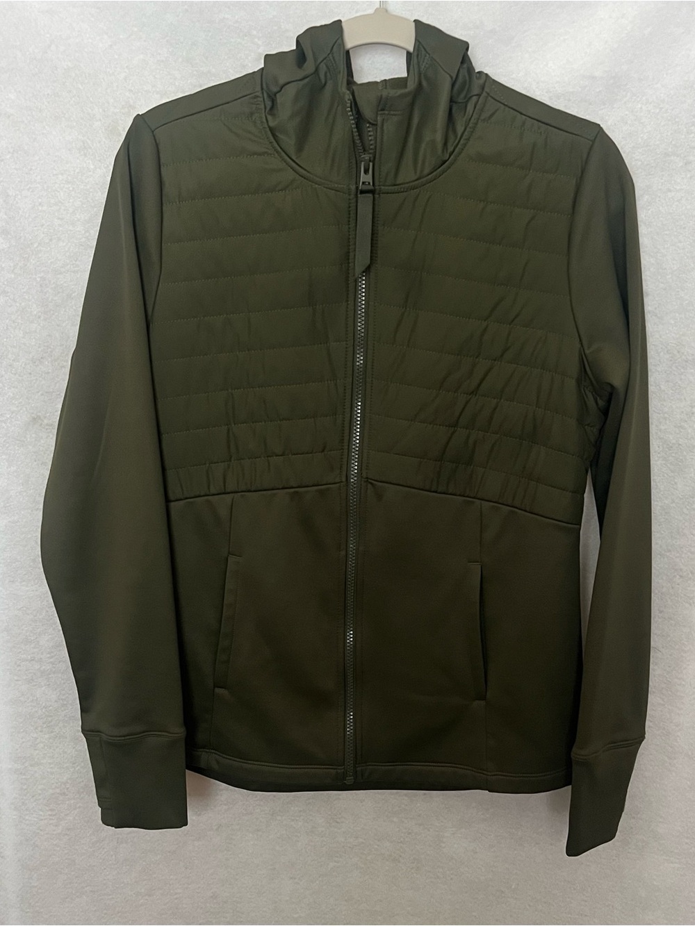 Avia Women’s Quilted Hooded Athletic Jacket